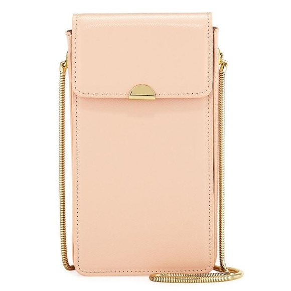 Neiman Marcus Handbags - NWT NEIMAN MARCUS Pink Leather Phone Case Wallet